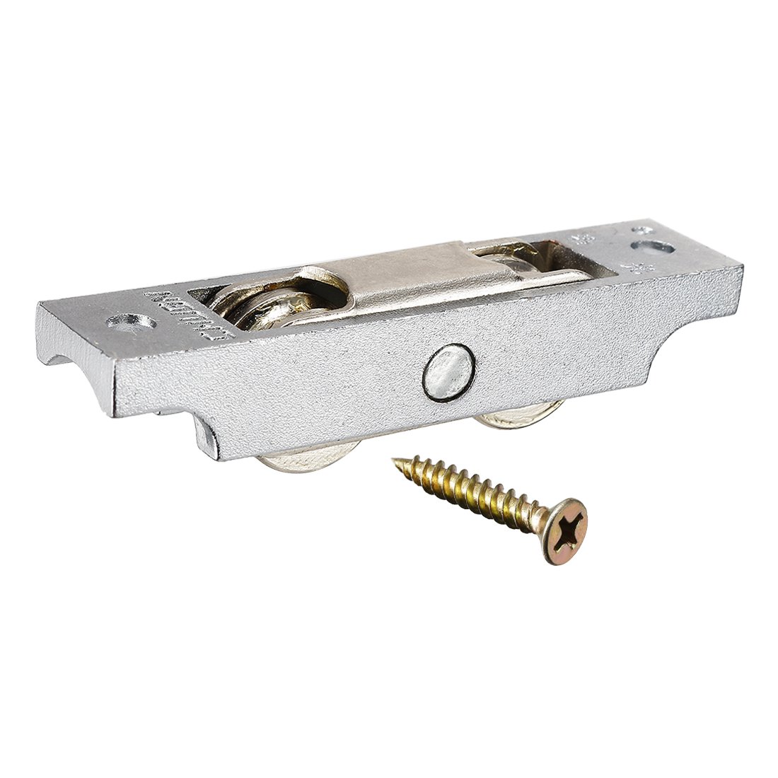 Sourcingmap Roulette Porte Coulissante 16mm Double Roue Acier
