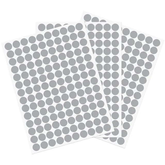 Sourcingmap Home & Garden Cache-vis adhésif 12 mm gris x420