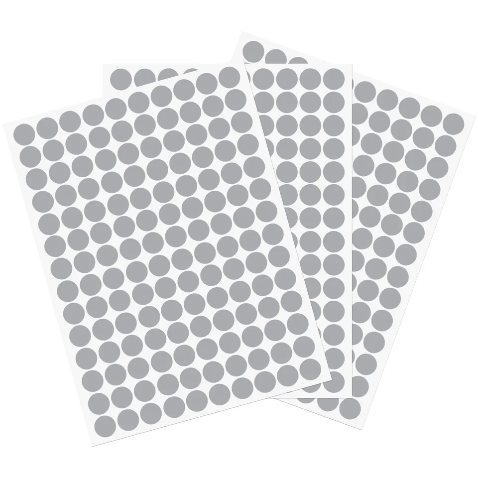 Sourcingmap Home & Garden Cache-vis adhésif 12 mm gris x420