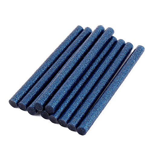 Sourcingmap bâtons colle thermofusible bleus 100x7mm lot 10