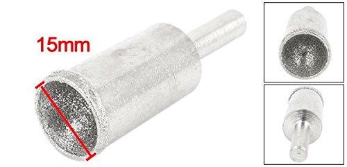 sourcingmap Fraise diamant sphérique 15 mm tige 6 mm