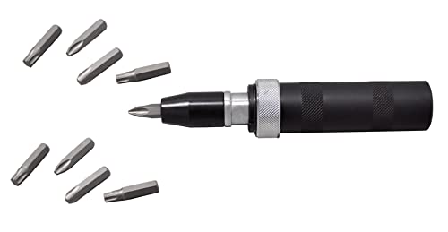 Precision Steel Outillage à main tournevis à frapper 13 embouts