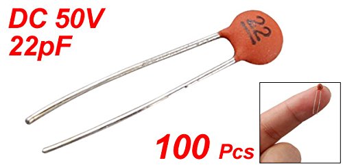 sourcing map Condensateurs céramique 22pF 50V lot 100 basse tension