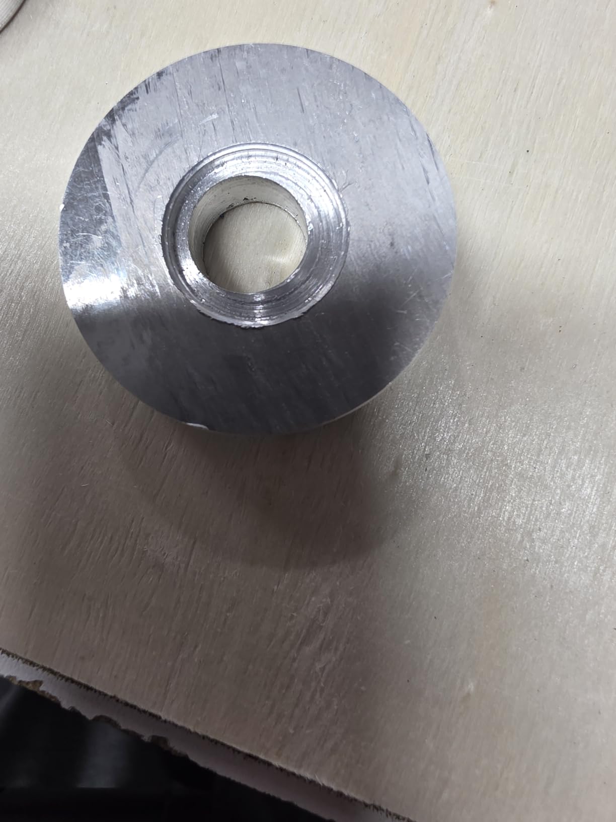 sourcingmap Disque Aluminium 40mm M8 Argent Table Verre Lot 4