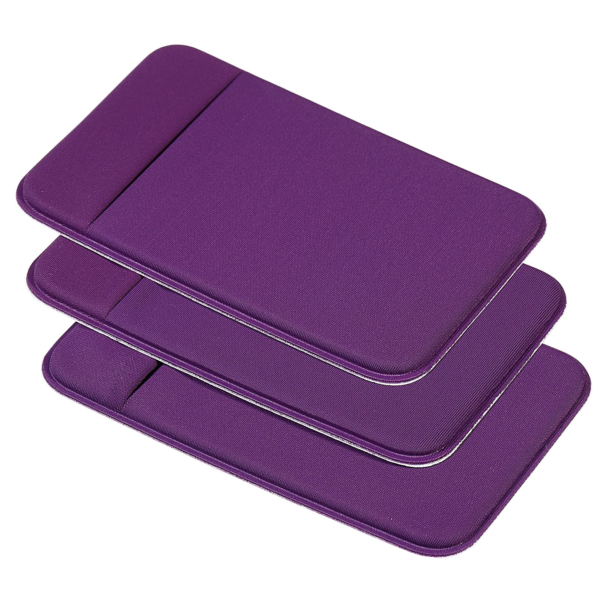 sourcing map porte-carte téléphone spandex violet lot de 3