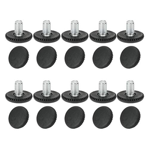 Sourcingmap Home M8 pied réglable meuble 25 mm lot 20