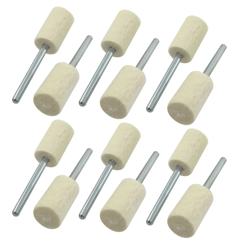 SOURCINGMAP bob feutre cylindrique 10 mm lot 12 polissage