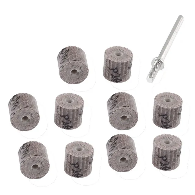 sourcingmap Roue à lamelles 240 grains 10mm lot de 10