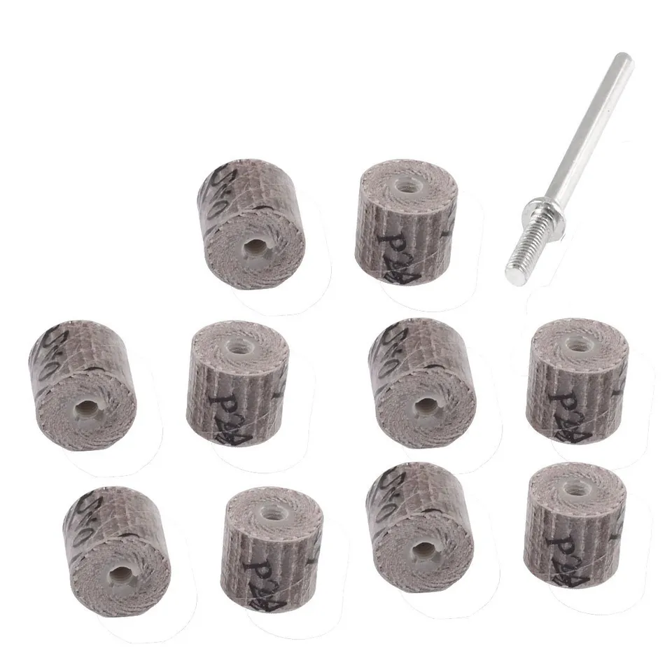 sourcingmap Roue à lamelles 240 grains 10mm lot de 10
