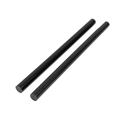 Sourcing Map Home & Garden bâton colle chaude 11mm noir 10pcs