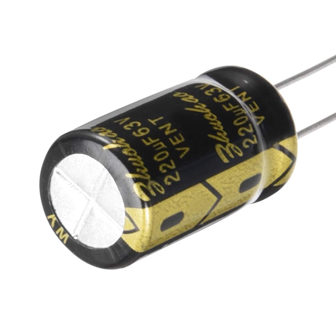 Sourcing Map Condensateur 220uF 63V 10x17mm 10pcs