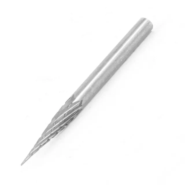 Sourcingmap Fraise Rotative Carbure Cône 3 x 15 mm Queue 3 mm