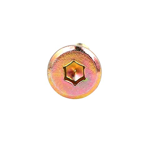 Sourcing Map M6x85mm vis meuble écrou barillet bronze 5 kits