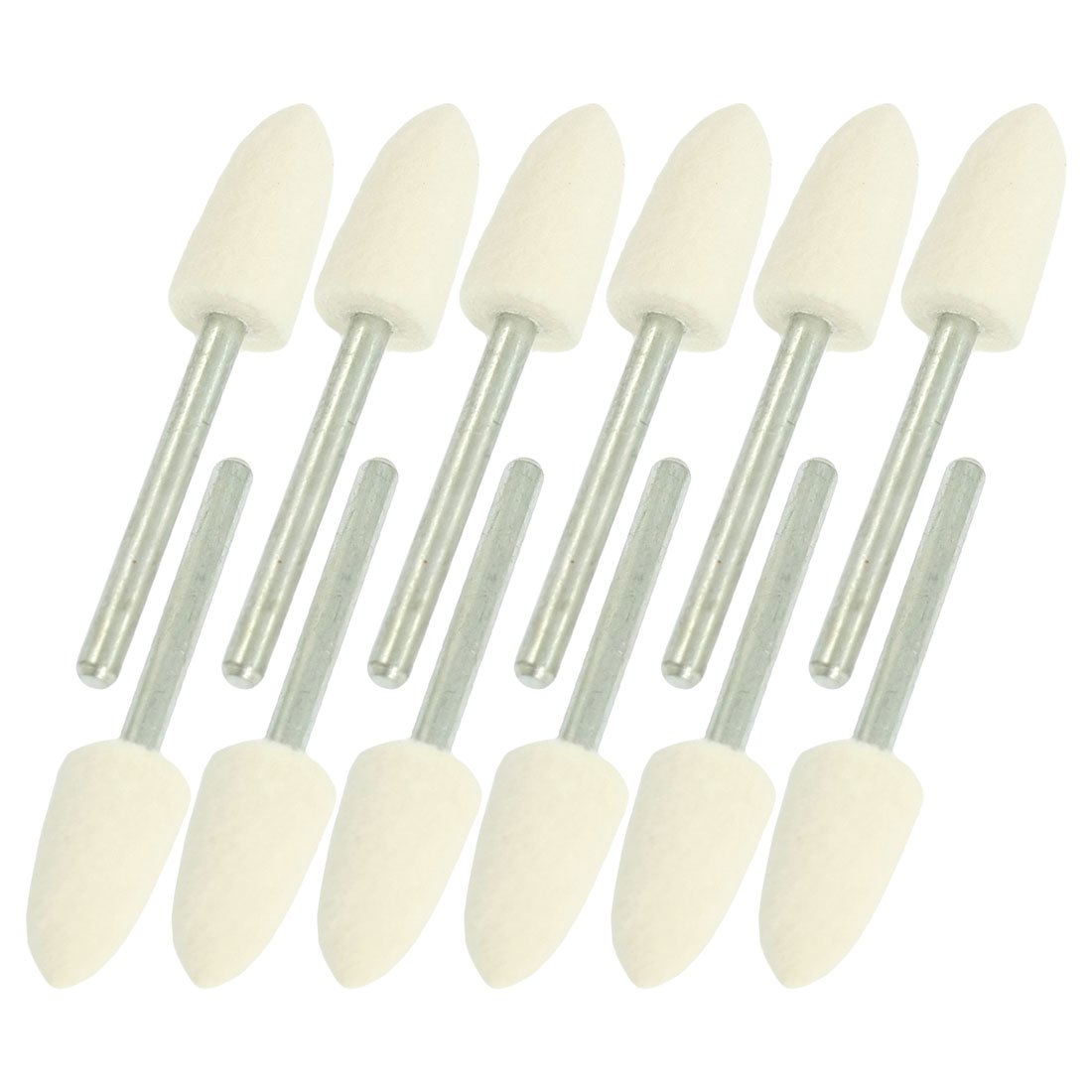Sourcingmap feutre polissage conique 8,5 mm lot de 12