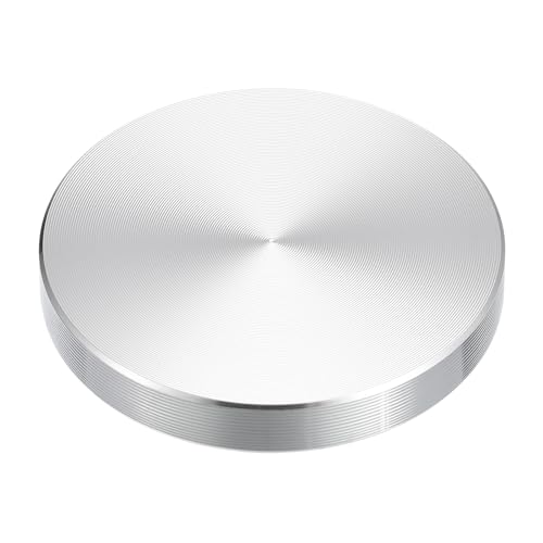 SOURCINGMAP Disque Aluminium Rond Argent 50mm Trou M10