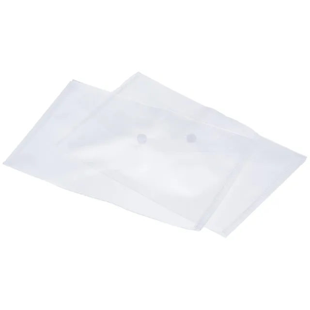 sourcing map pochette A4 bouton pression mate lot de 12