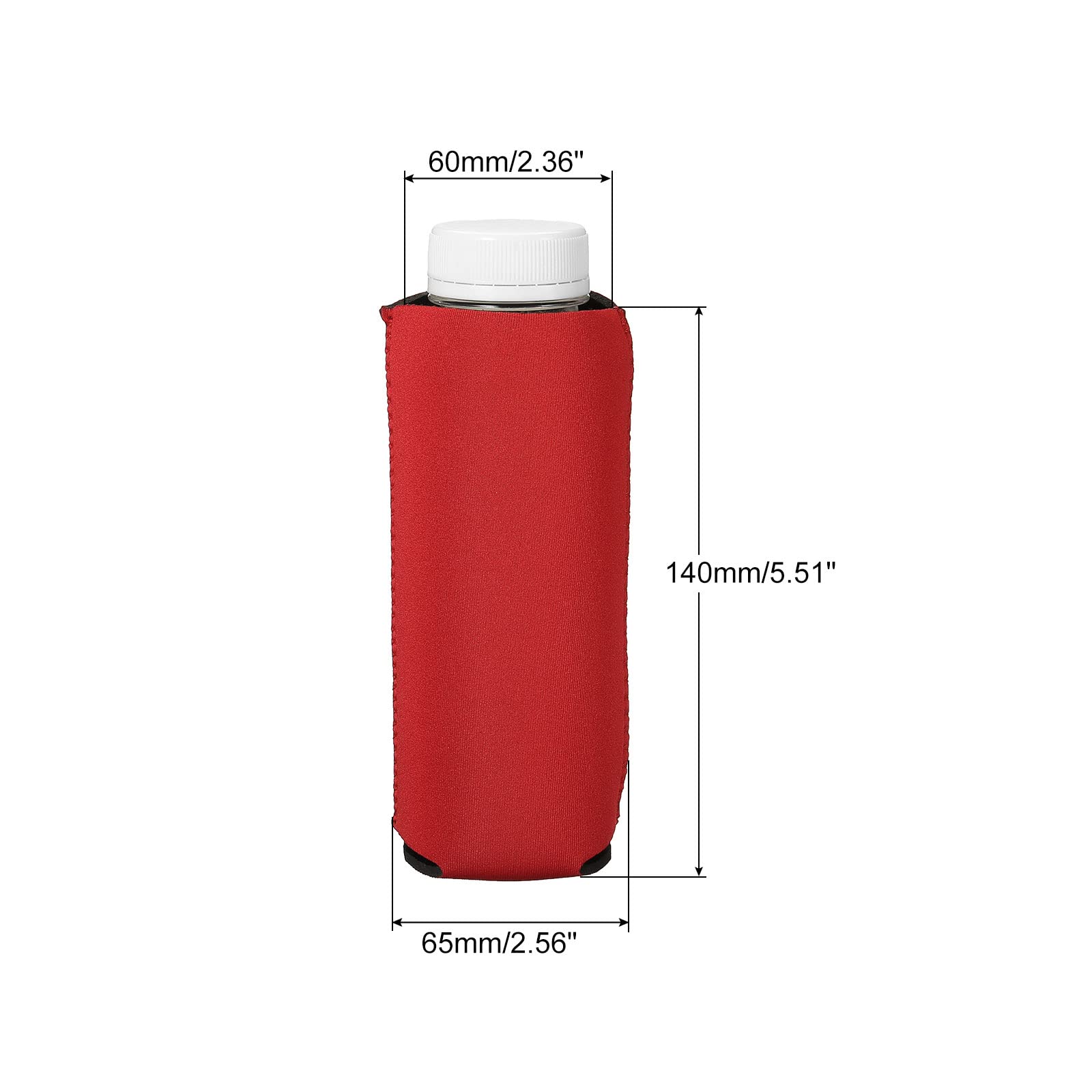 SOURCINGMAP Home & Garden manchon canette néoprène rouge 12oz lot 8