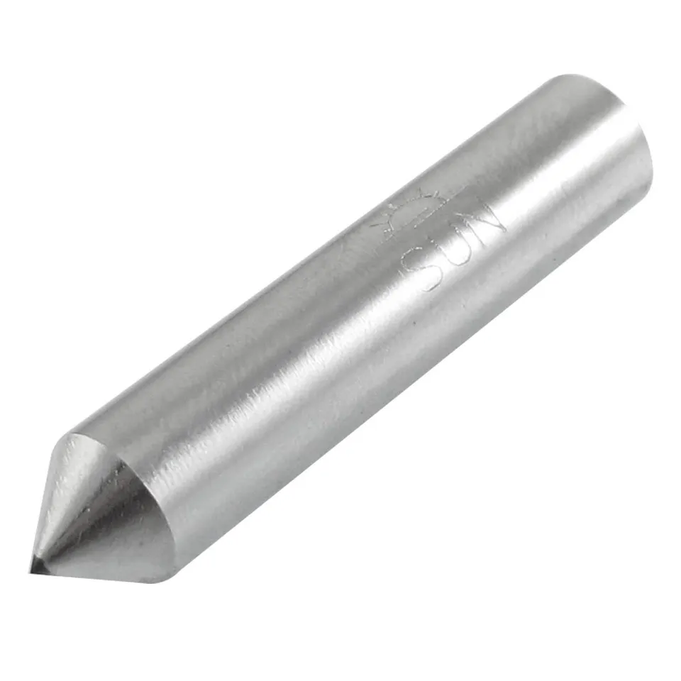 Sourcing Map Industrial dresseur diamant 9,4x46 mm argent