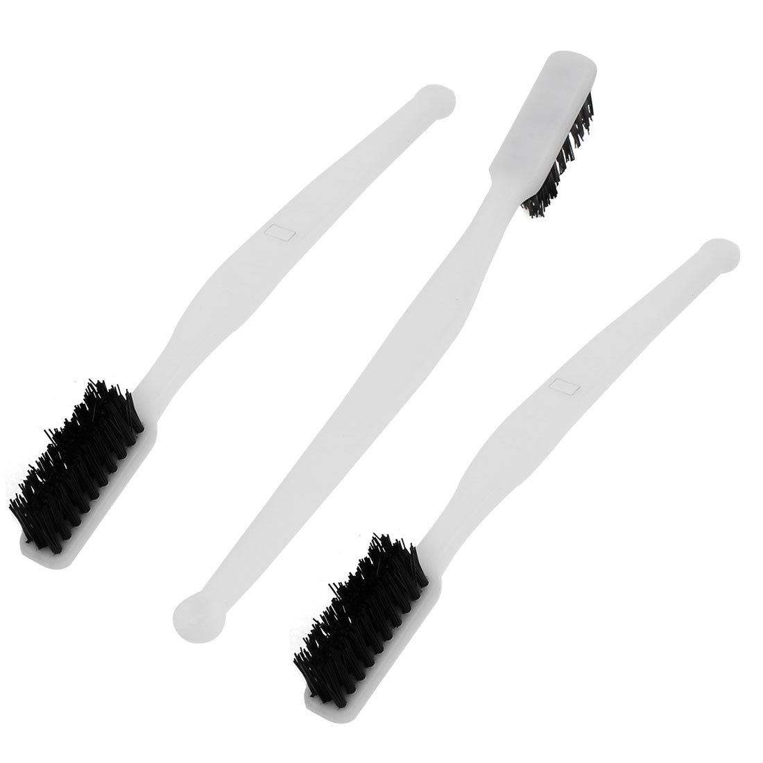 Sourcingmap Brosse Nylon 18 cm Lot de 3 Blanc