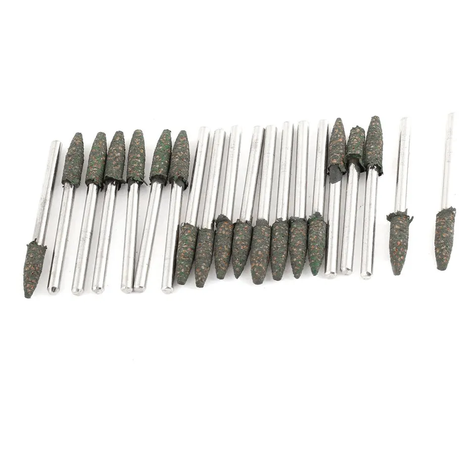 Sourcingmap Tête de meulage conique 4x15mm lot 20 abrasif métal