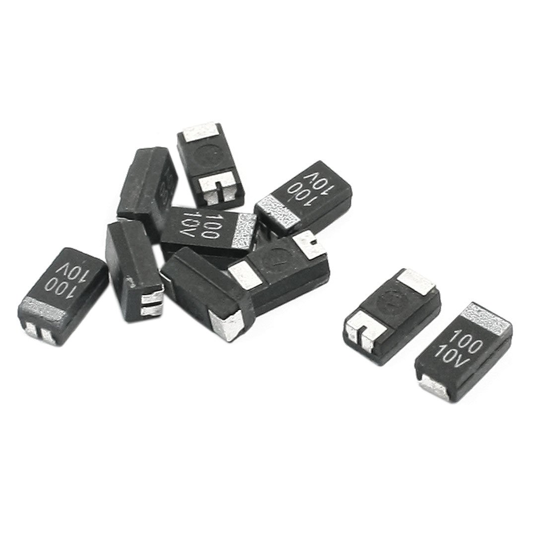 Sourcingmap Industrial condensateur tantale 6032 100uF 10V 10 pcs
