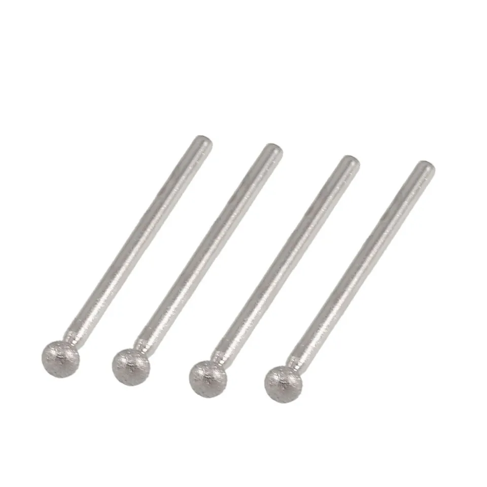 Sourcing Map 4 fraises diamant boule 5mm queue 3mm