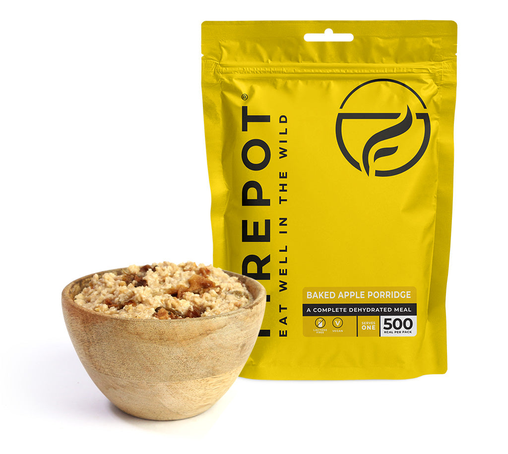 Firepot Breakfasts Baked Apple Porridge pomme bio 125g