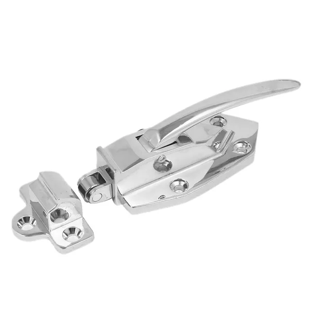 SOURCINGMAP Poignée loquet métal four frigo 165mm argenté