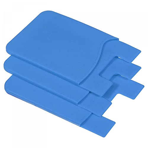 Sourcing Map Electronics porte-carte téléphone bleu ciel lot 3
