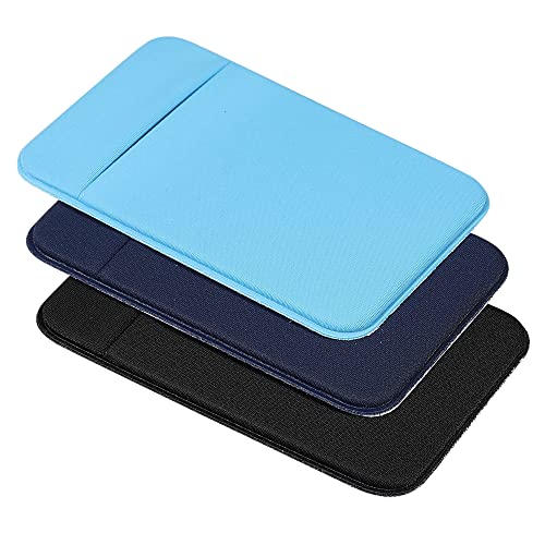 Sourcing Map Electronics porte-carte adhésif bleu noir x3