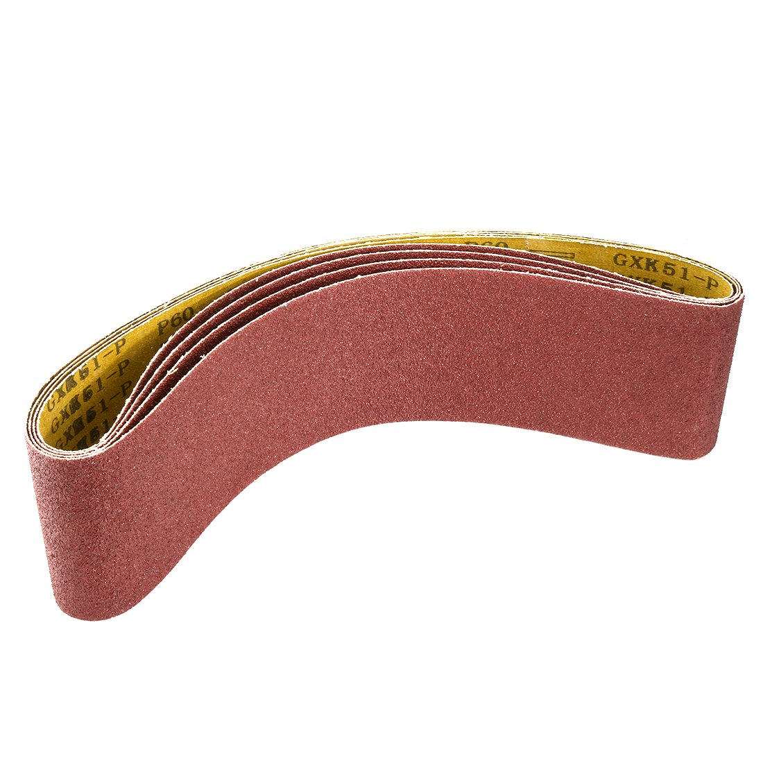 sourcingmap bande abrasive 4x24 80 grains lot 6 oxyde aluminium