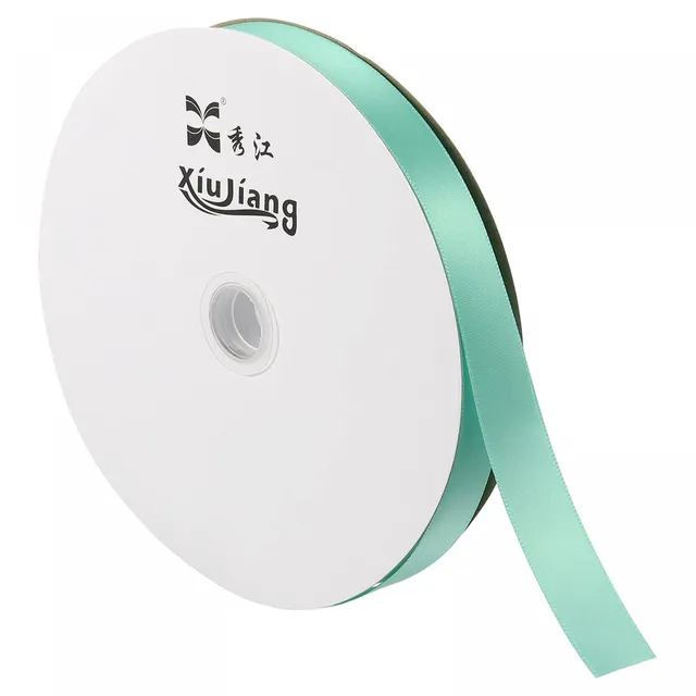 Sourcing Map Ruban Satin 20mmx91,4m Bleu Ciel Cadeau