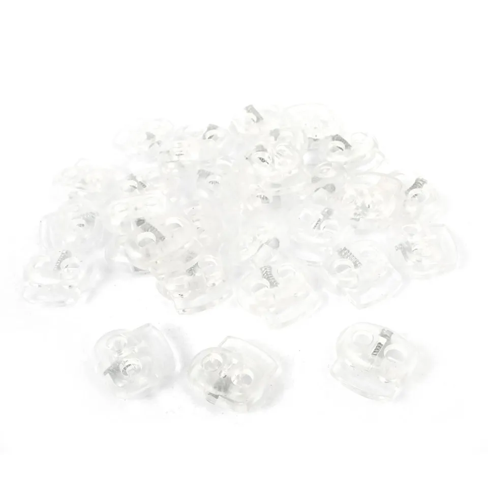 Sourcing Map Arrêt de cordon plastique 4,5 mm x30
