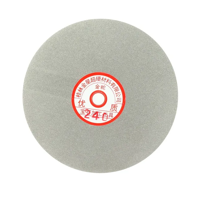 sourcing map Industrial disque diamant 15,2 cm grain 240 plat