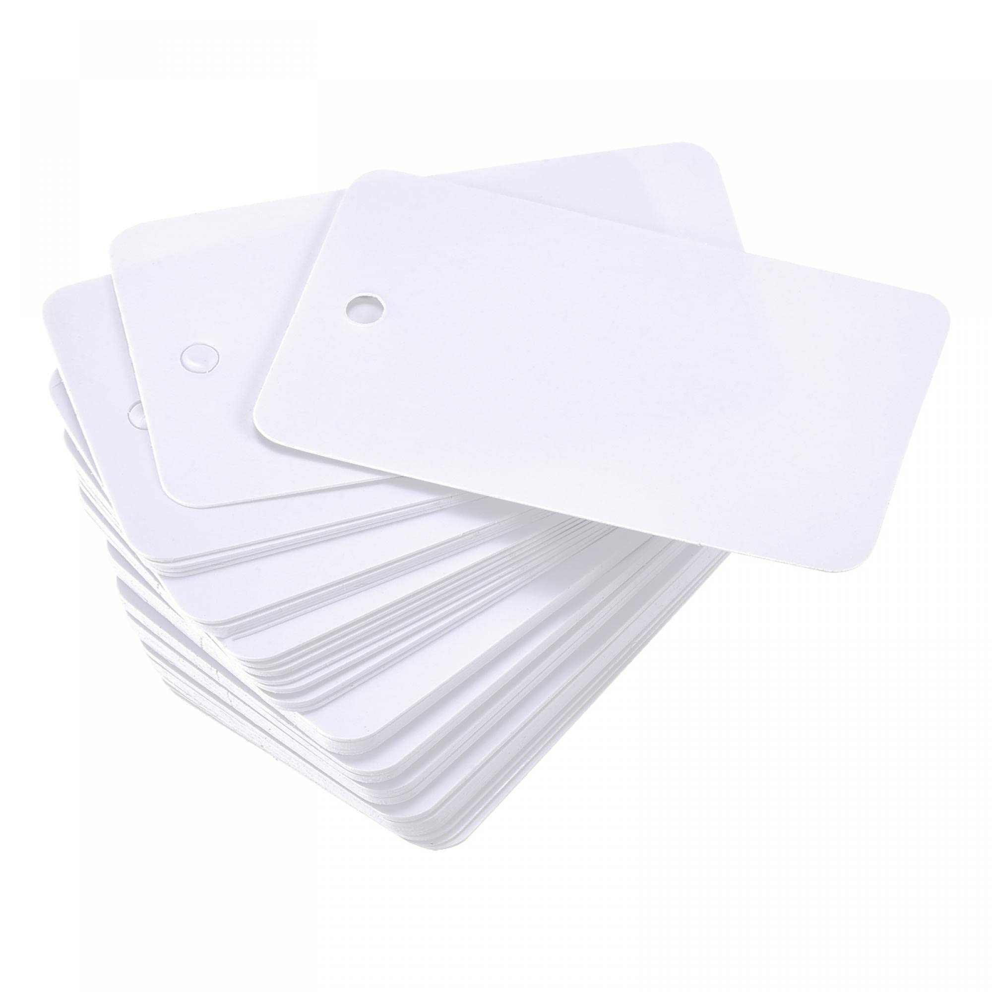 Sourcingmap Étiquettes Plastique 30x50mm Blanc Lot 100 Étanche