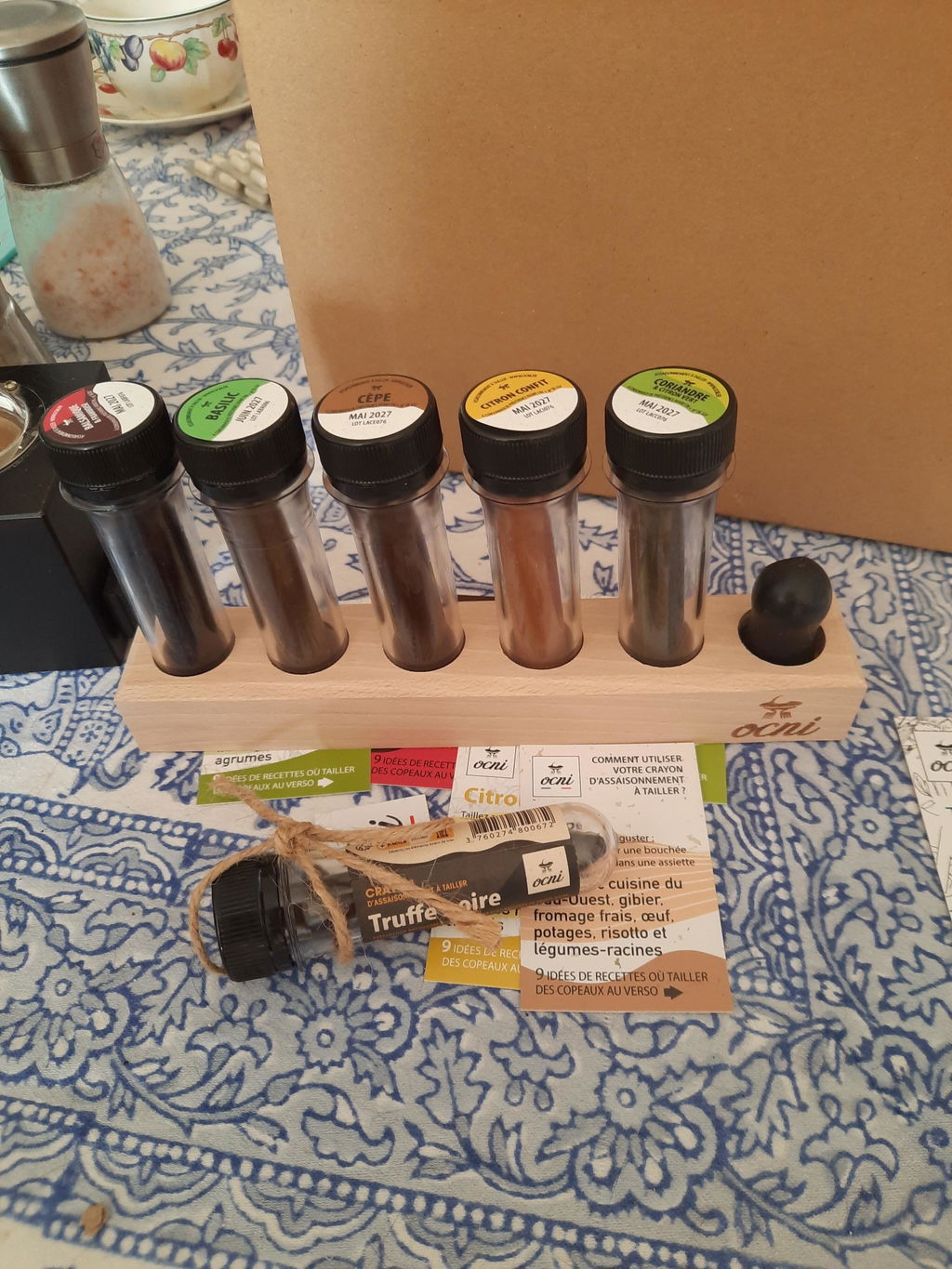 OCNI Coffrets 3 crayons Pack Cadeau 5 Crayons Assaisonnement