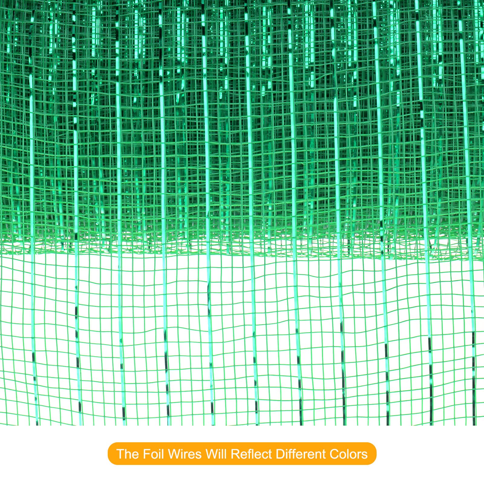 sourcing map Home & Garden maille 10 pouces x 10 yards vert foncé 1 rouleau