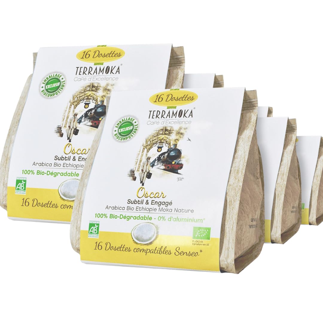 Terramoka Sir Oscar dosettes Senseo 80 bio fruité