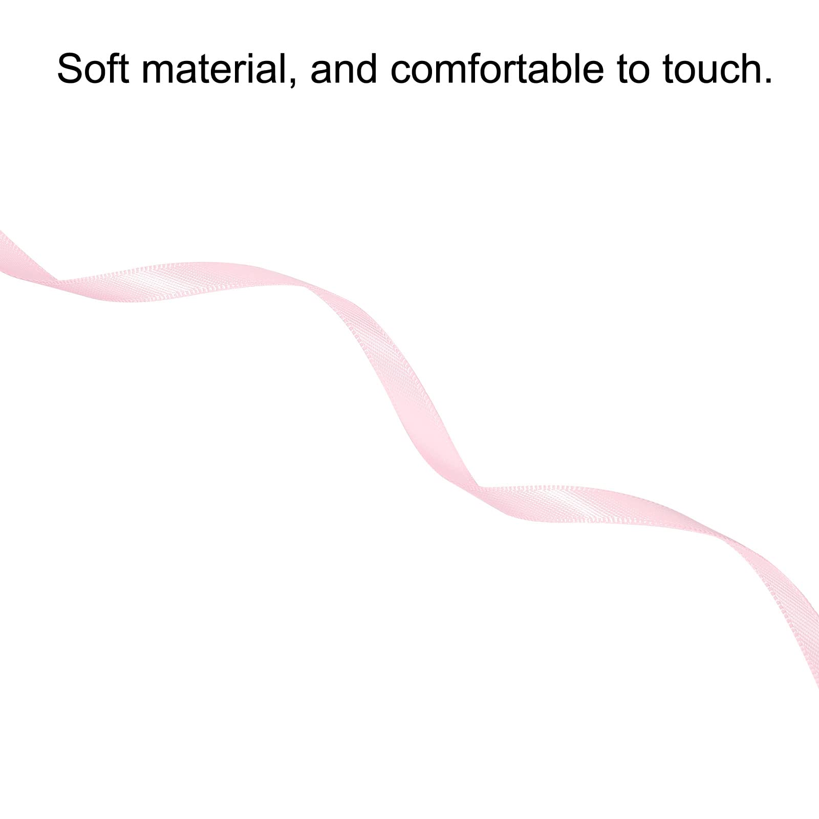 Sourcingmap Ruban Satin 7mm x 91,4m Lavande Polyester