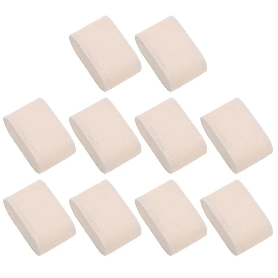 Sourcing Map Lot 10 coussins montre flanelle beige 73mm