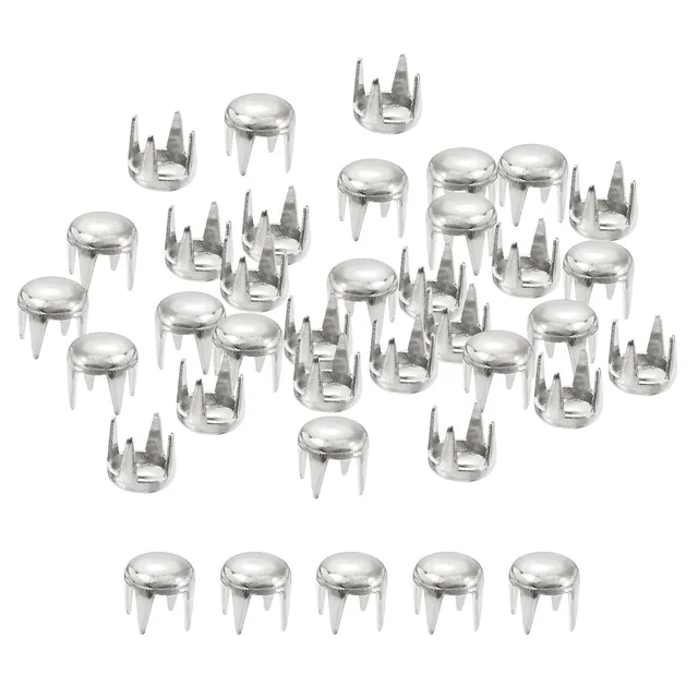 Sourcingmap Home & Garden Clou Dôme Métal Argenté 4mm Lot 100 Laiton