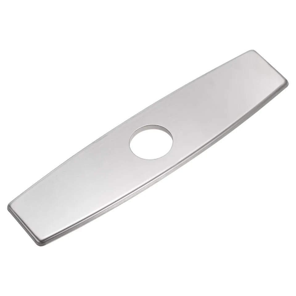 Sourcingmap plaque cache-trou robinet 10" inox argent