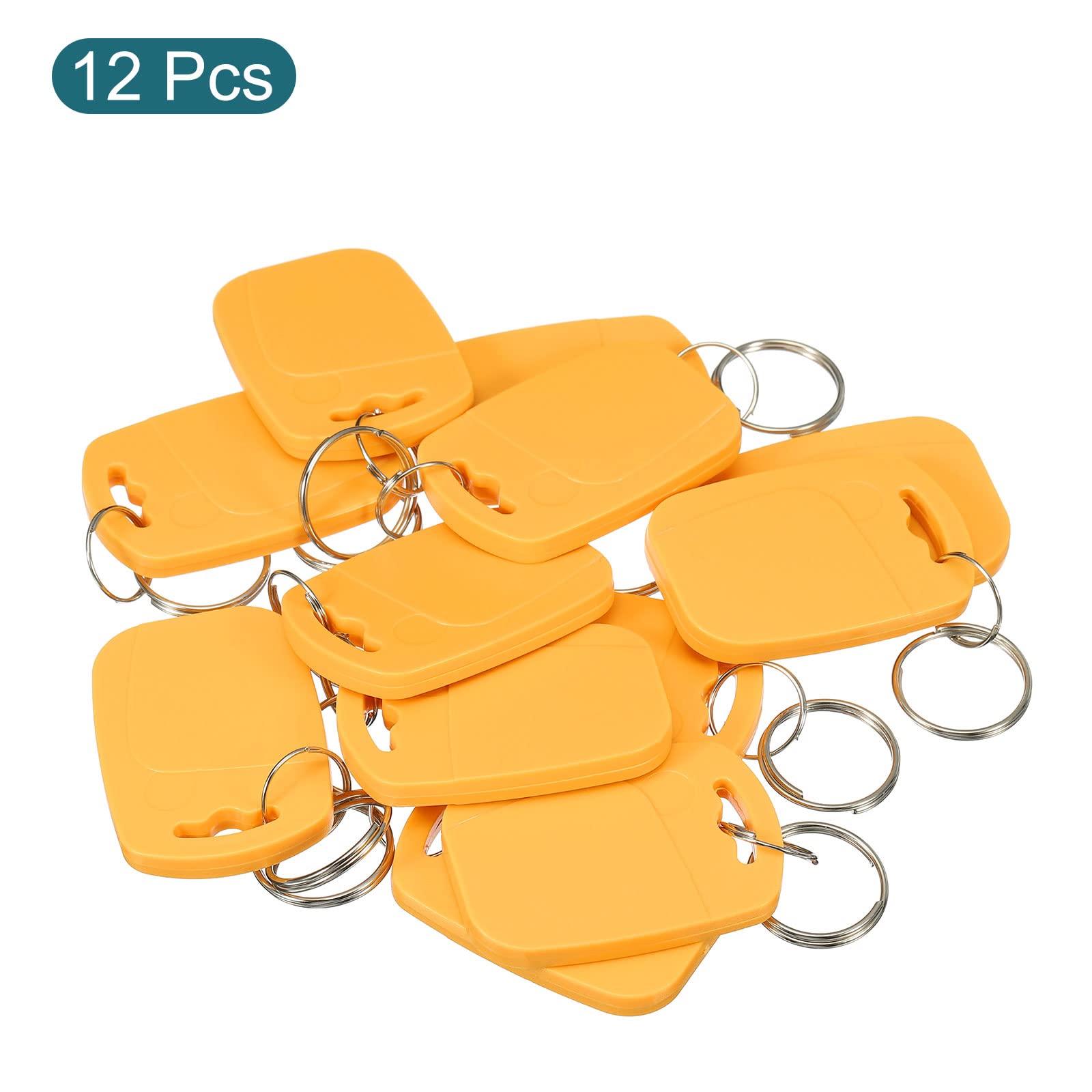 sourcing map M1 porte-cles RFID 13,56 MHz jaune x12 lecture seule