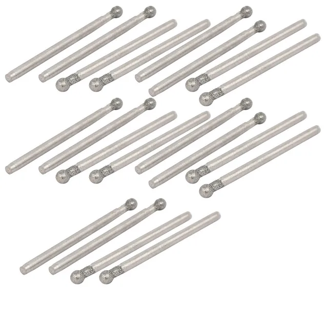 Sourcingmap Fraise Boule Meulage 20 pcs Queue 2,35 mm