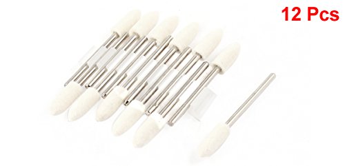 Sourcingmap Embout Feutre Polissage Tige 3mm lot 12