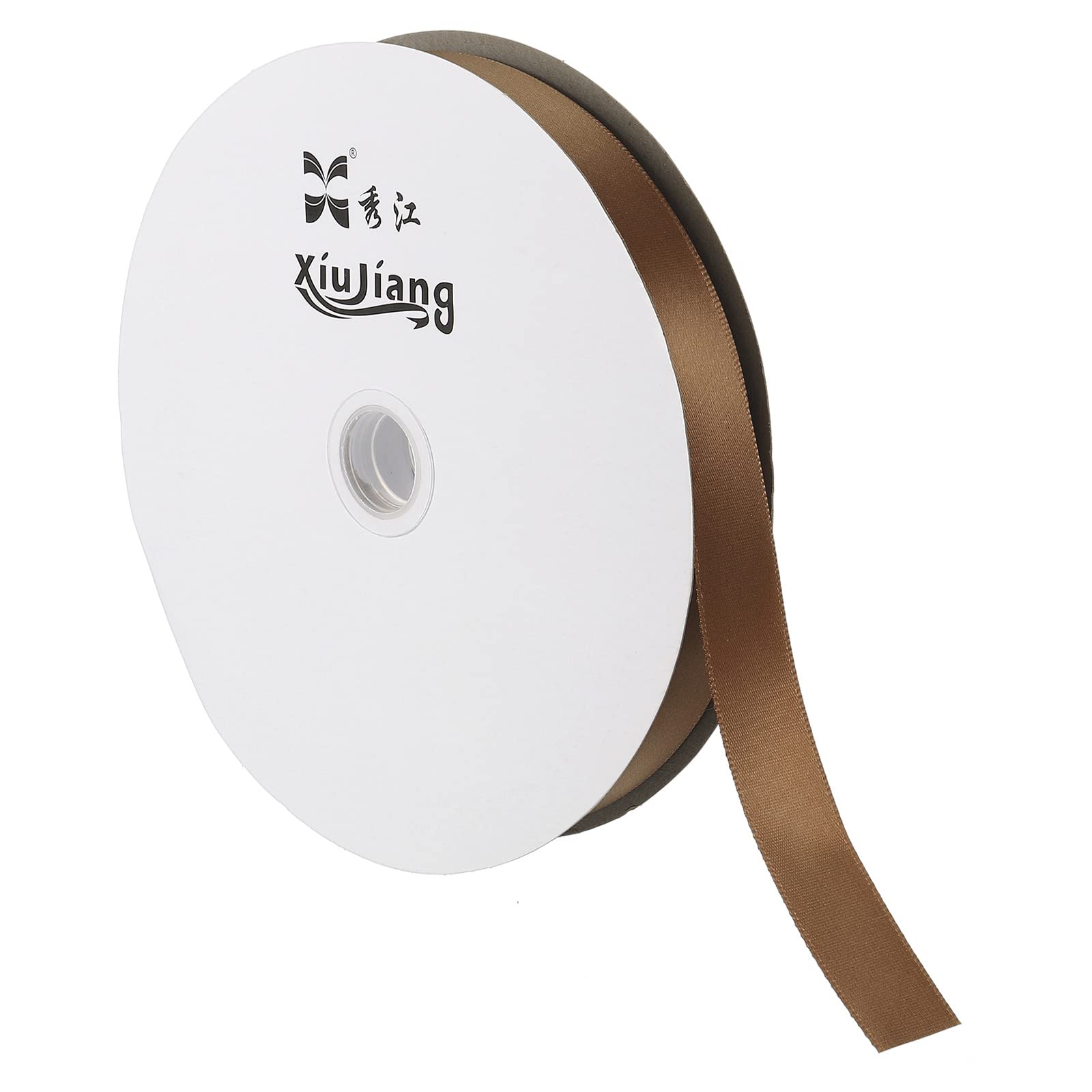 Sourcingmap Ruban Satin 20mm x 91,4m Bordeaux Polyester