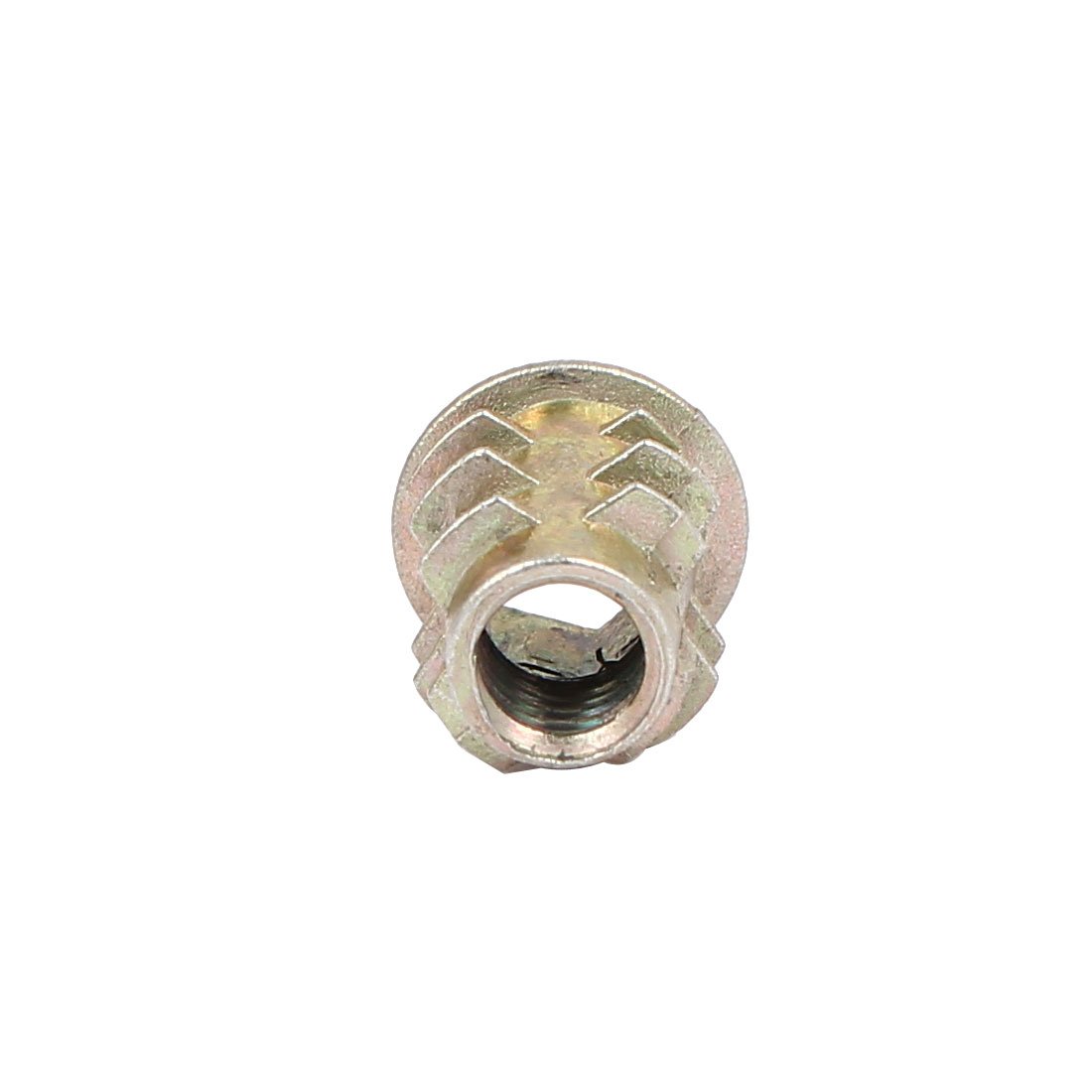Sourcing Map 30 écrous insert bois M5x10mm bronze