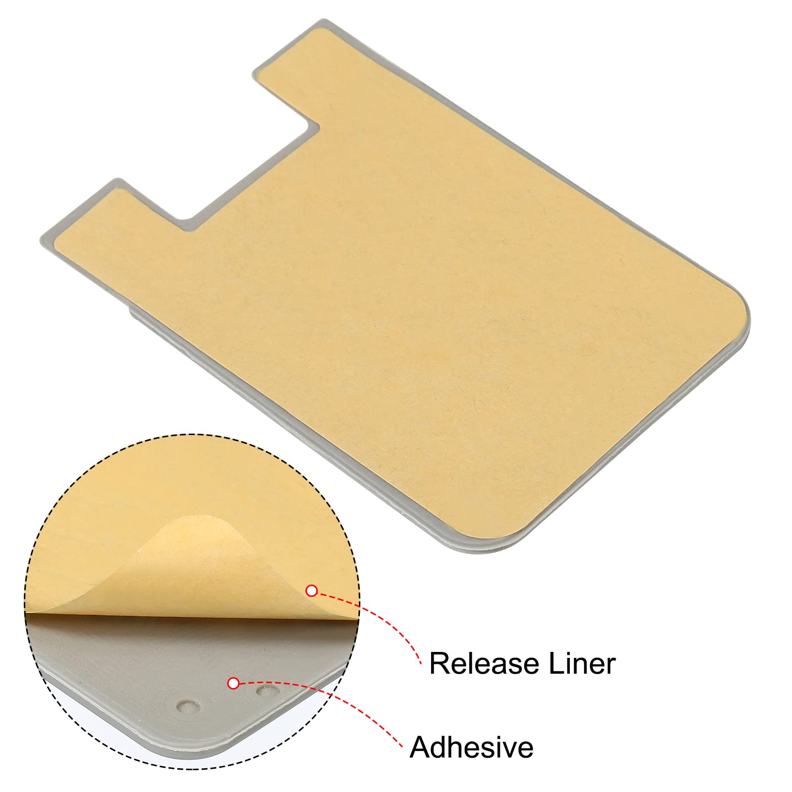Sourcingmap Electronics porte-carte silicone gris x6