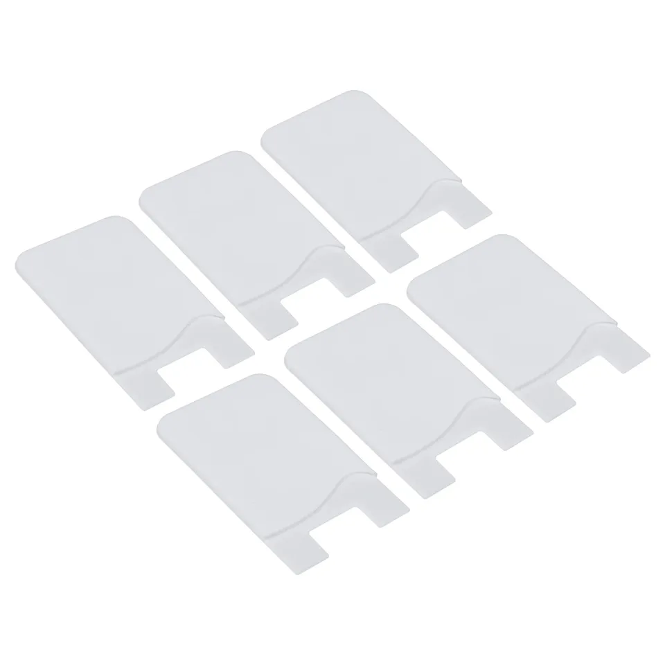 Sourcing Map Electronics porte-carte téléphone blanc lot 6 silicone