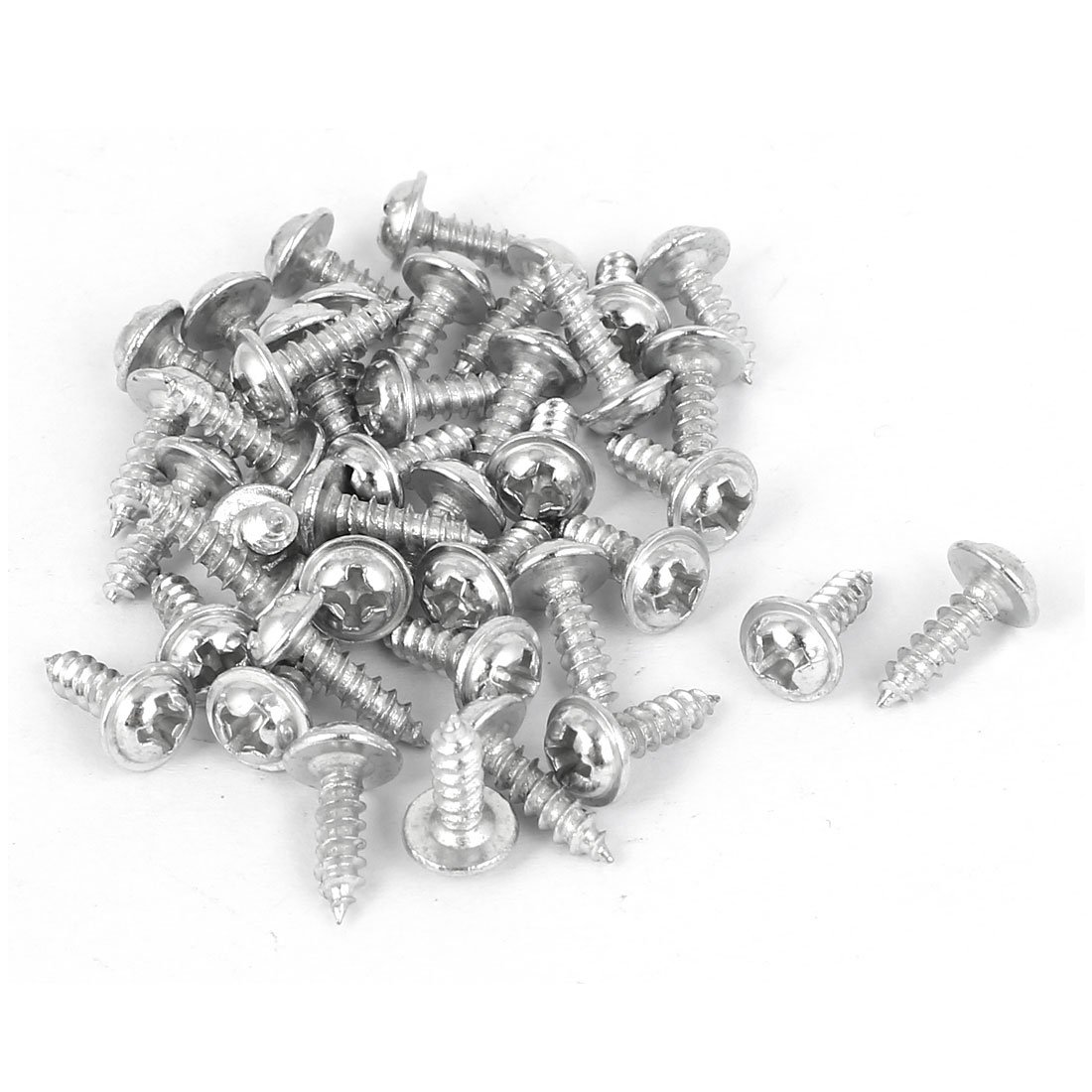 sourcingmap Home & Garden supports cadre Z 38mm argent 20pcs